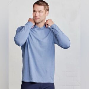 Tasc Carrollton Lightweight Hoodie, anchor color, size large, performance